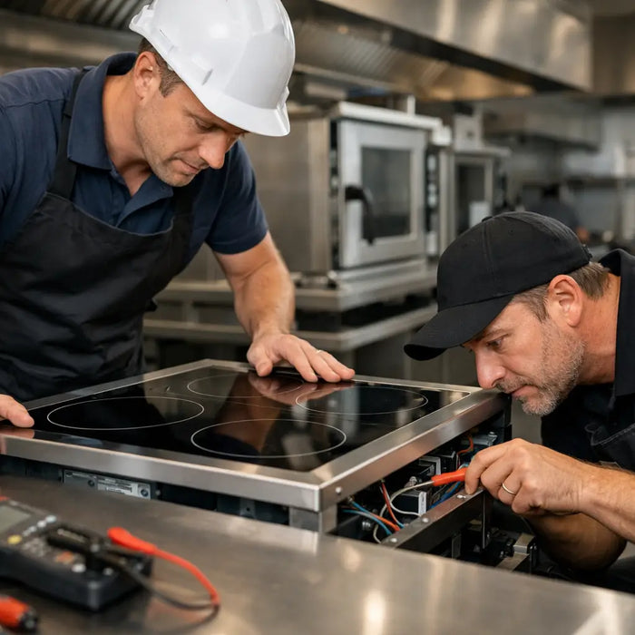 Induktionsherd gewerblich sicher installieren