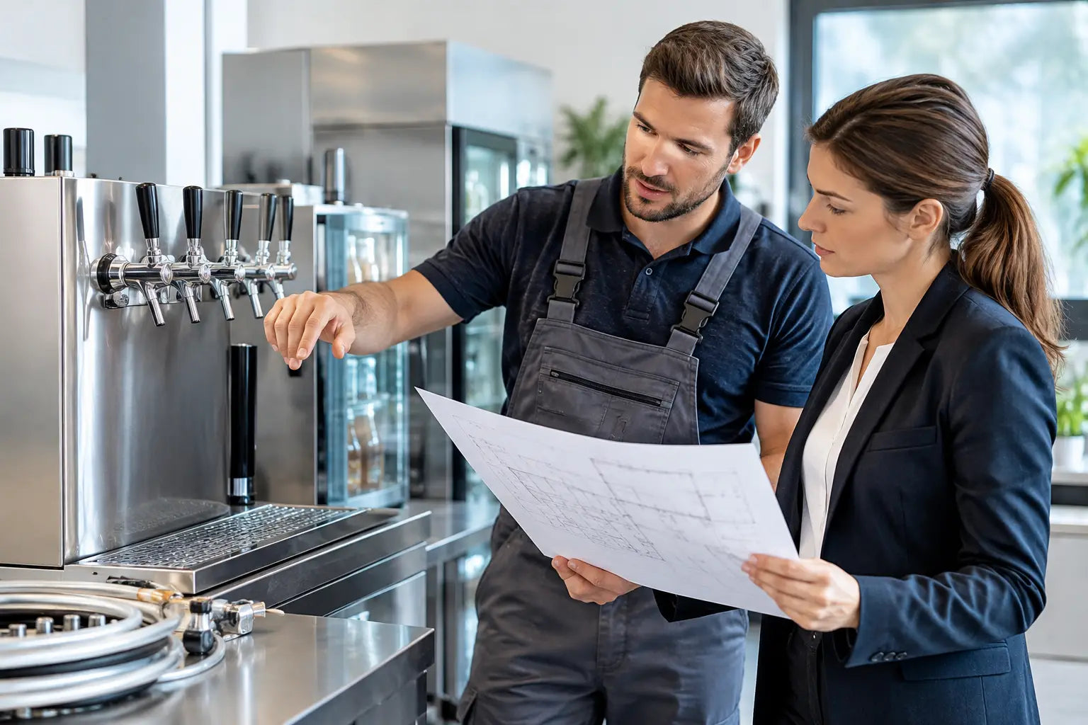 Getränketechnik im Gewerbe richtig planen