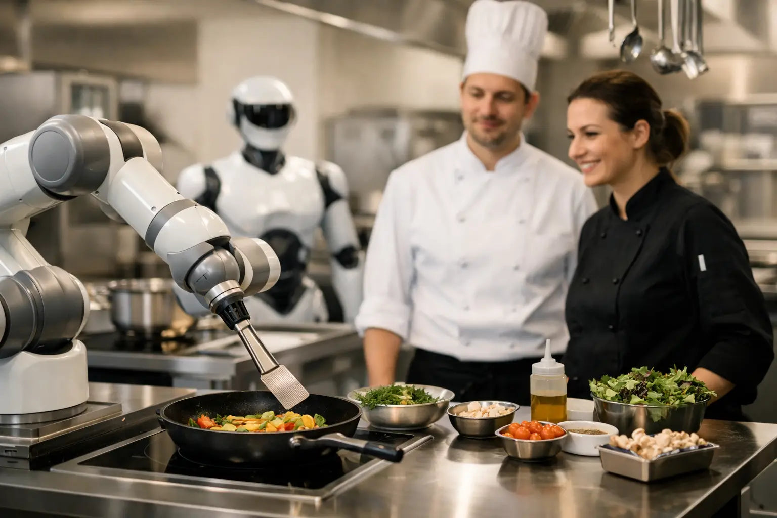 Trends bei Küchenrobotik in der Gastronomie