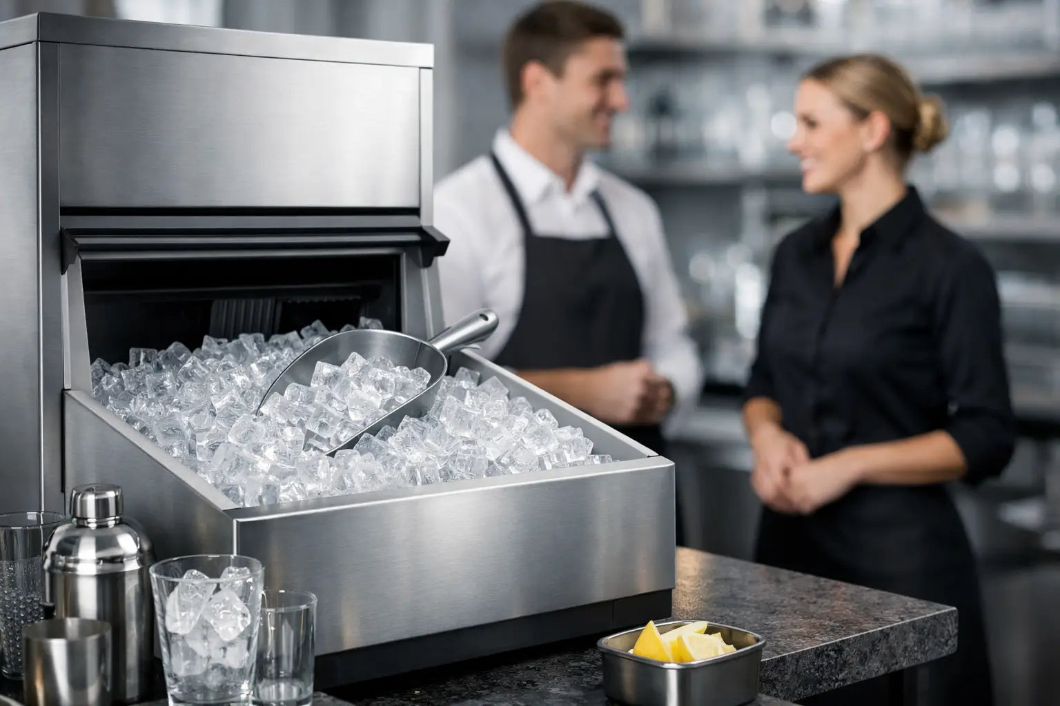 Leitfaden für gewerbliche Eiswürfelbereiter