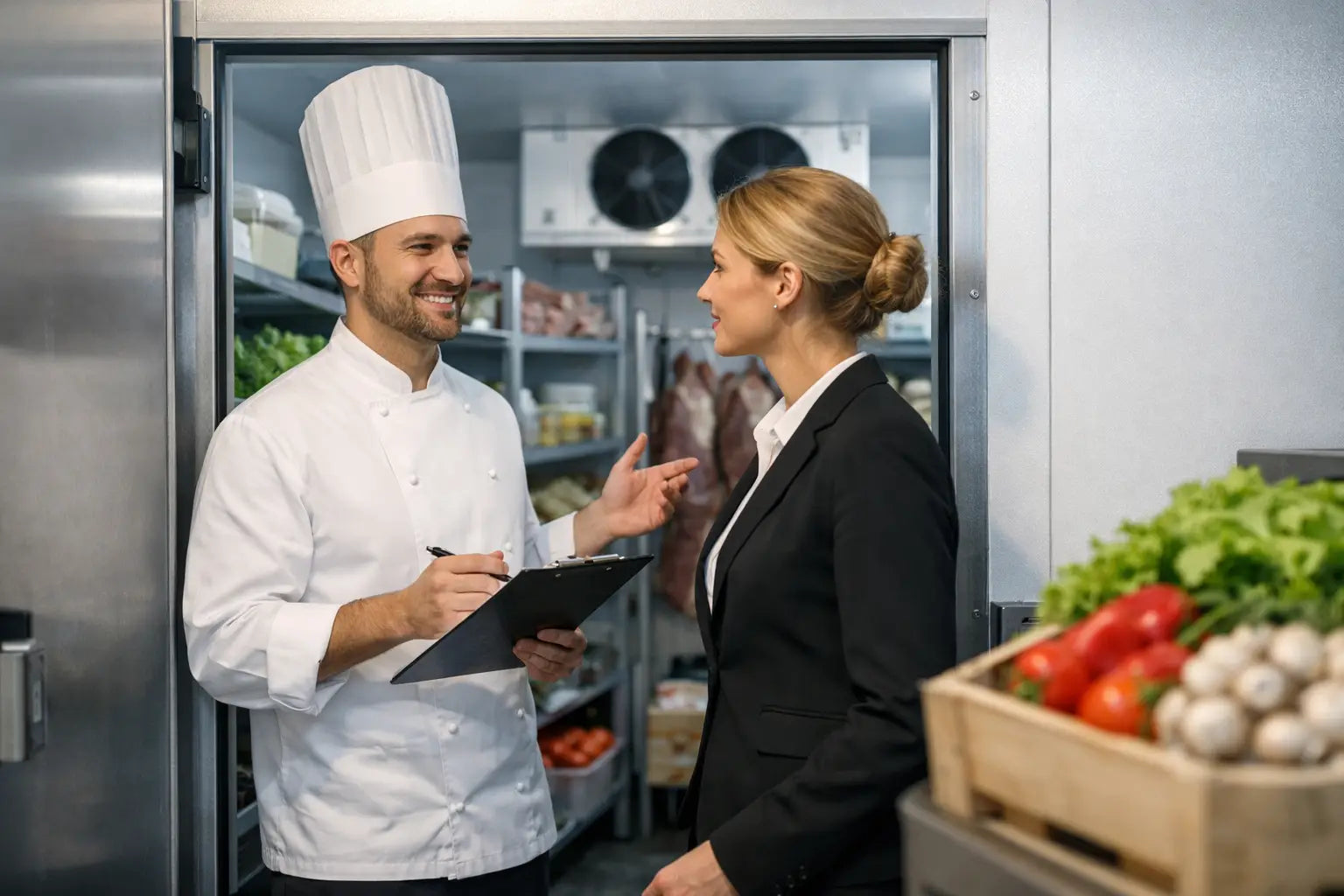 Restaurant-Kühlhaus passend dimensionieren