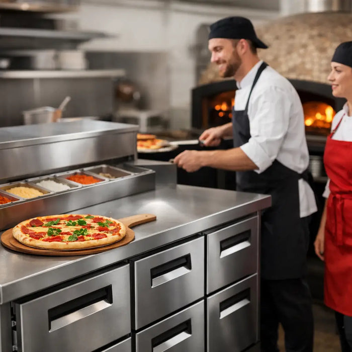 Welcher Tiefkühltisch für Pizzeria passt?