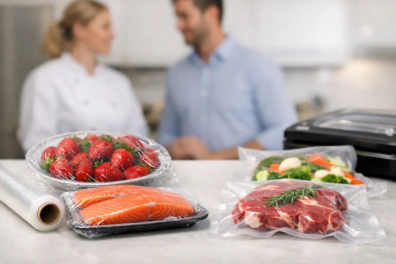 Frischhaltefolie oder Vakuumverpackung?