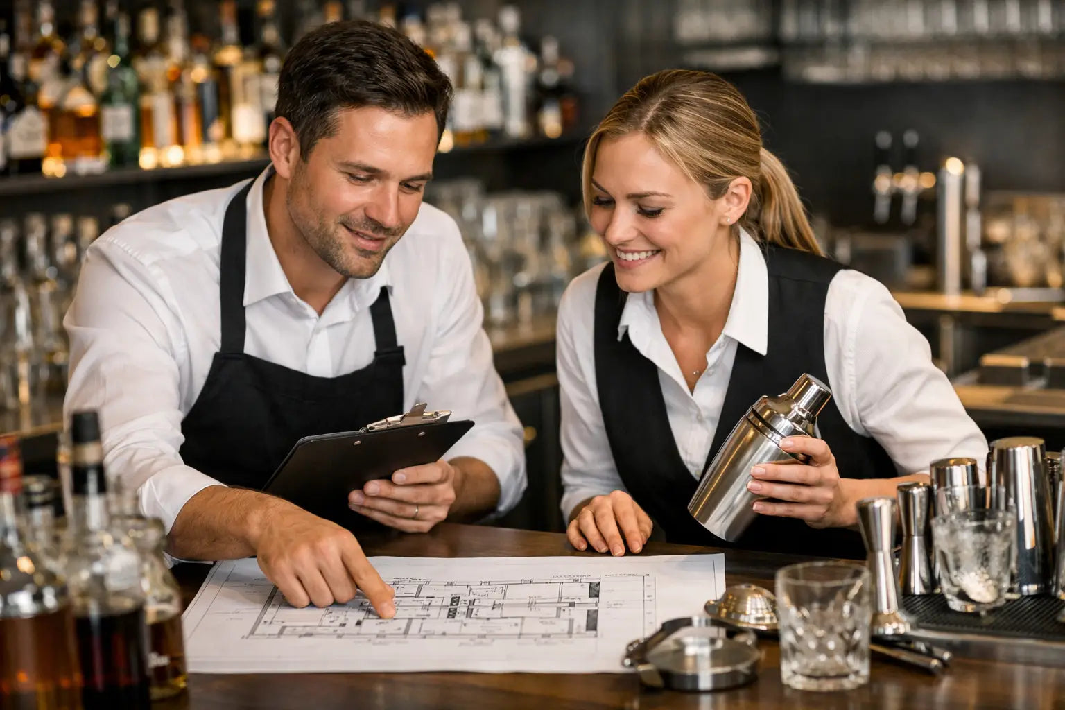 Bar Ausstattung für Profis richtig planen und kaufen