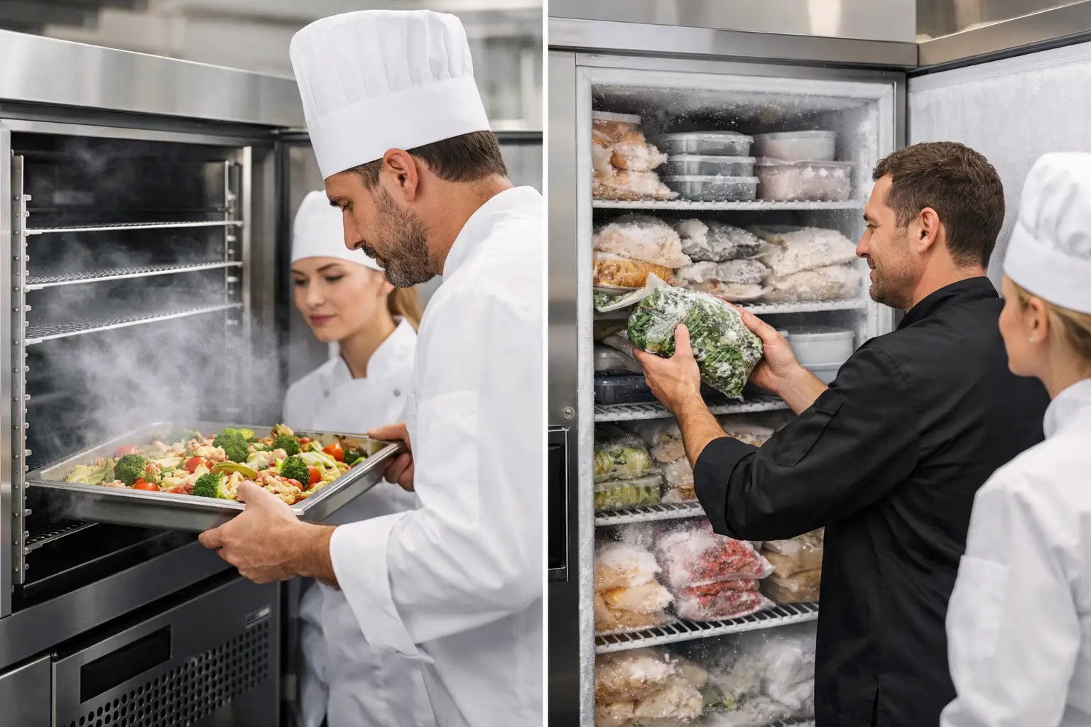 Schockfroster vs Tiefkühlschrank Gastronomie