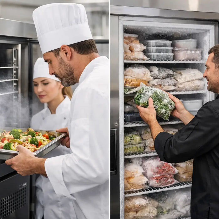 Schockfroster vs Tiefkühlschrank Gastronomie