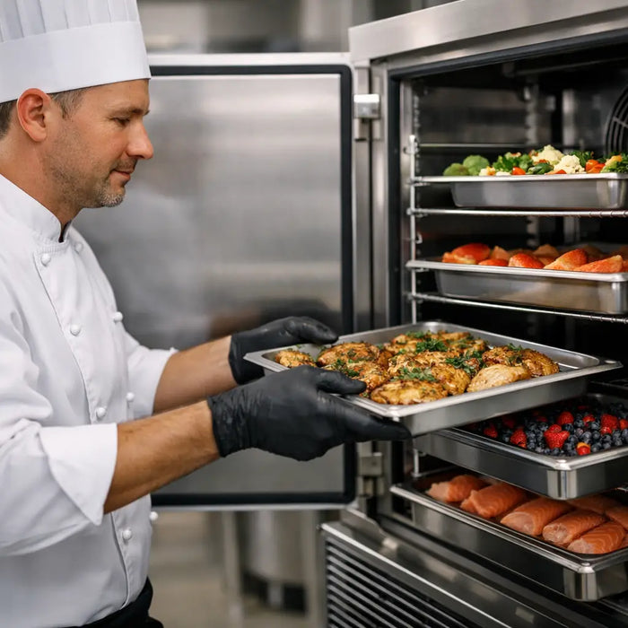 Schnellkühler korrekt beladen in der Gastronomie