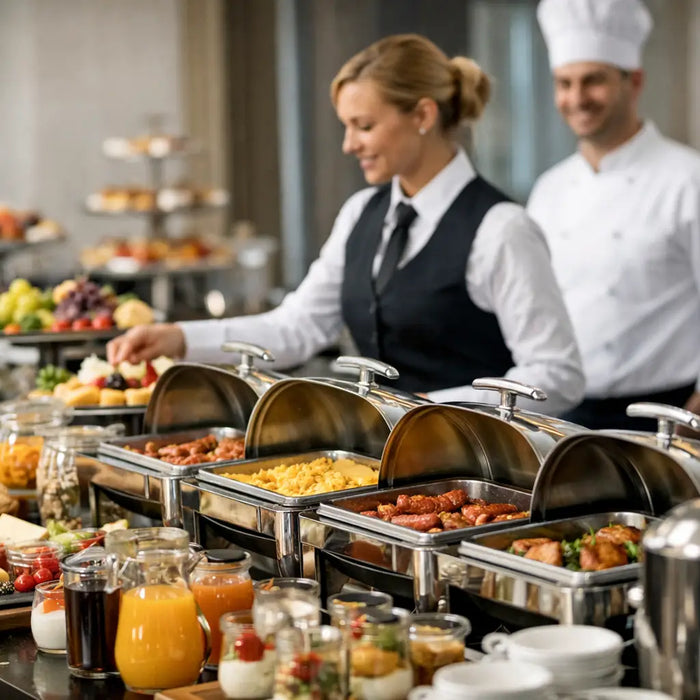 Buffetausstattung fürs Hotel kaufen - worauf es hier ankommt