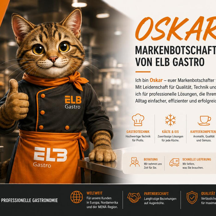 Oskar – Der neue Markenbotschafter von ELB Gastro 🐾