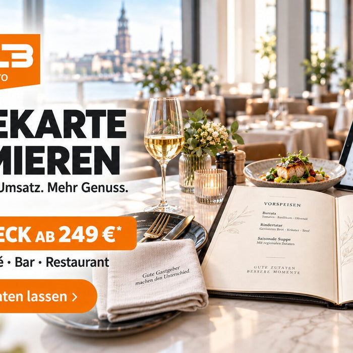 Ihre Speisekarte kann mehr: professionelle Optimierung mit ELB Gastro
