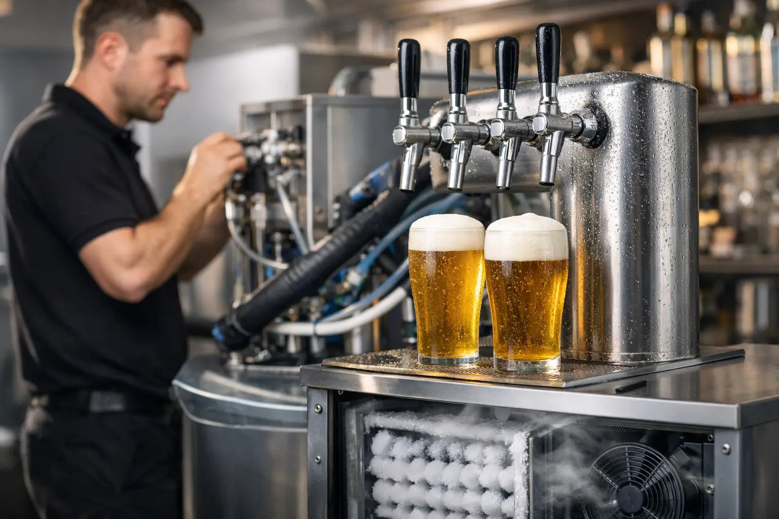 Wie funktioniert Schankanlagenkühlung gewerblich?