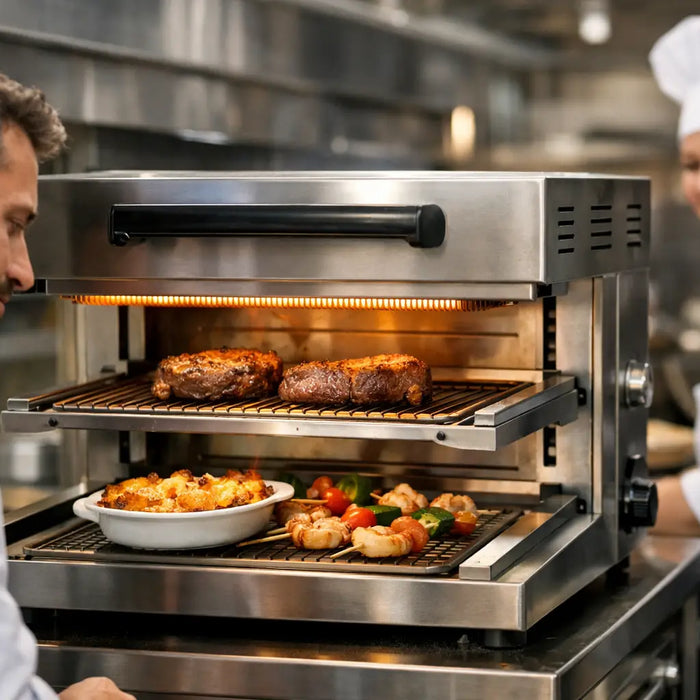 Salamander Grill für professionelle Küchen