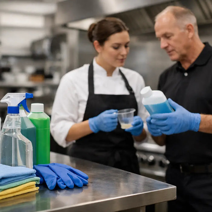 Reinigungschemie für Gastronomie richtig wählen