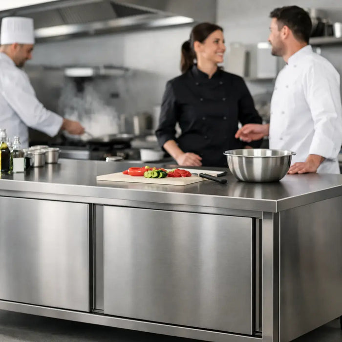 Arbeitsschrank Edelstahl Gastronomie richtig wählen