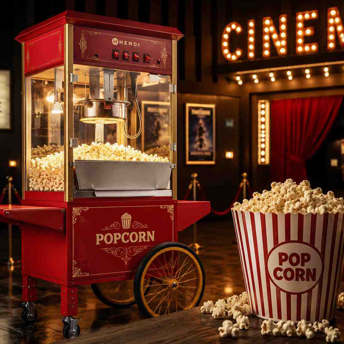 Popcorn-Maschine mit Fahrgestell: Der Umsatzbringer für Events, Gastronomie und Freizeitbetriebe