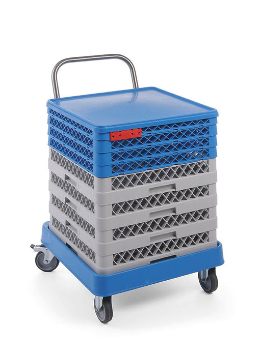 Trolley für Geschirrspülkörbe mit Griff, HENDI, 575x545x(H)920mm