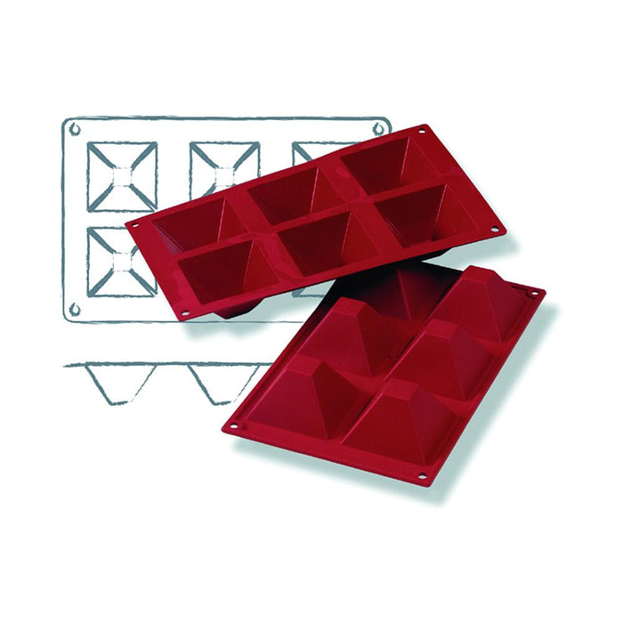 SCHNEIDER SILIKON-BACKFORMEN PYRAMIDE - ELB Gastro