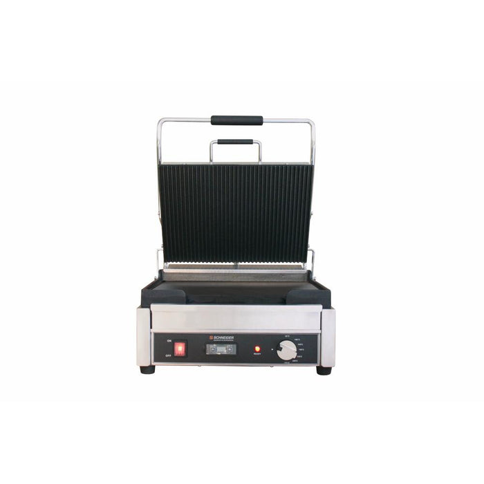 SCHNEIDER KONTAKTGRILL GROß - GEWELLT / GLATT MIT TIMER - ELB Gastro