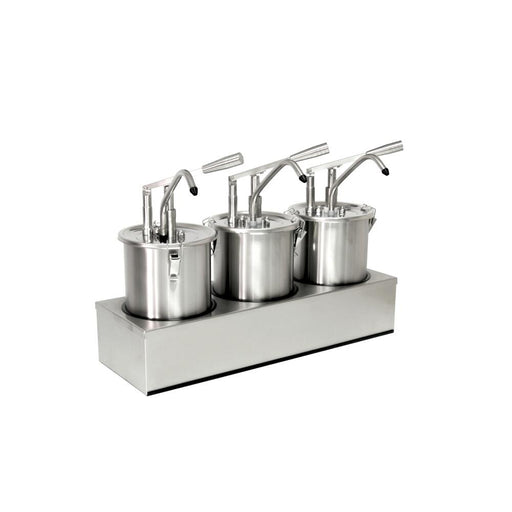 SCHNEIDER HEBELDOSIERSPENDER / SAUCENSPENDER MIT CNS BEHÄLTER - ELB Gastro