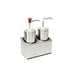 SCHNEIDER SAUCENBAR 2-FACH MIT DRUCKKNOPF-DOSIERSPENDER RUND 2,25 LITER - ELB Gastro