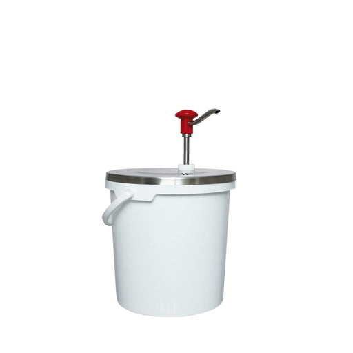 SCHNEIDER DRUCKKNOPF-DOSIERSPENDER / SAUCENSPENDER MIT PP-BEHÄLTER - ELB Gastro