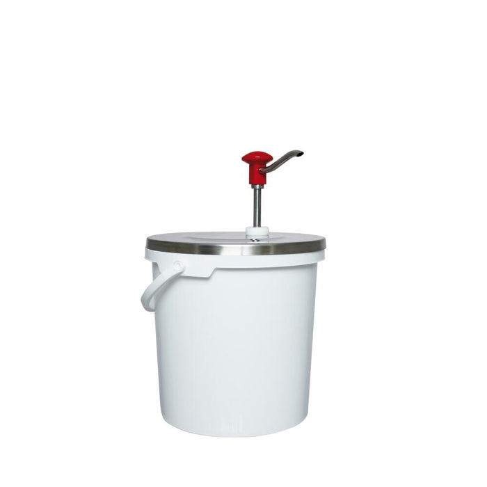 SCHNEIDER DRUCKKNOPF-DOSIERSPENDER / SAUCENSPENDER MIT PP-BEHÄLTER - ELB Gastro