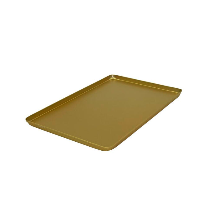 SCHNEIDER AUSSTELLBLECHE / THEKENBLECHE - ALU "GOLD" GEBEIZT / ELOXIERT - ELB Gastro