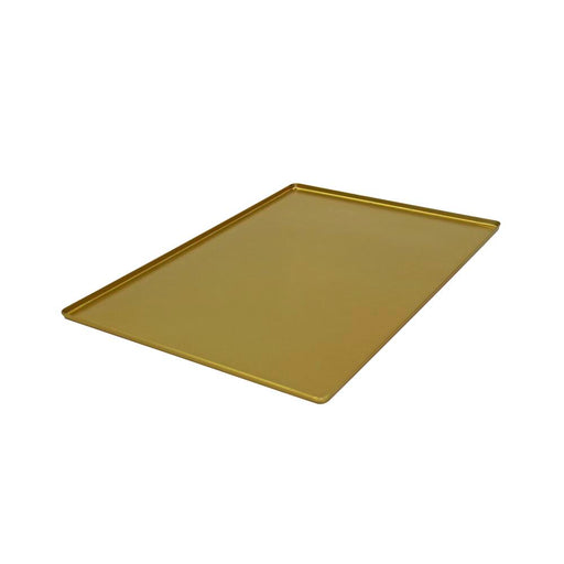 SCHNEIDER AUSSTELLBLECHE / THEKENBLECHE - ALU "GOLD" GEBEIZT / ELOXIERT - ELB Gastro