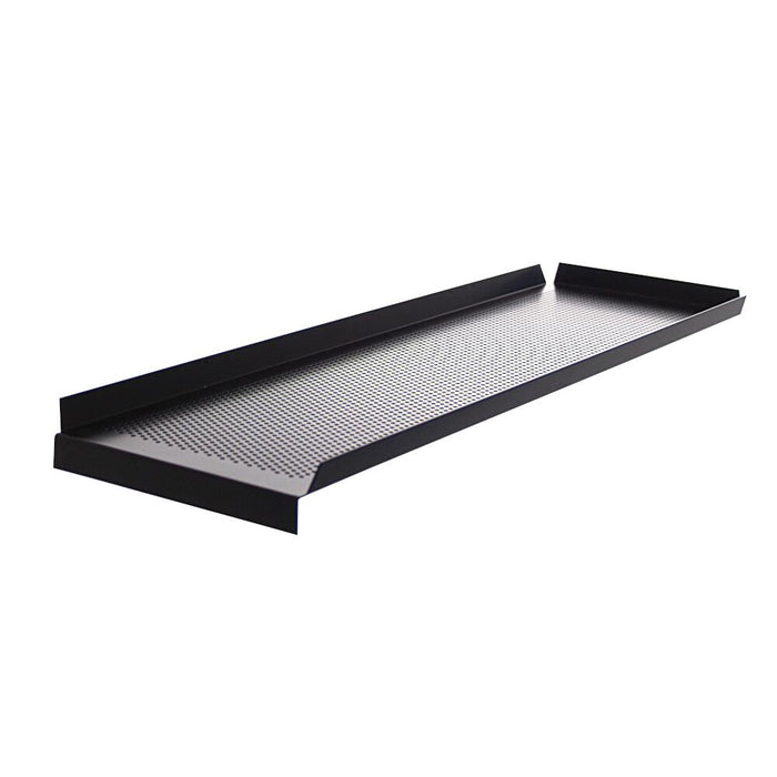 SCHNEIDER THEKENBLECH / SNACK-BLECH - ALU GELOCHT - SCHWARZ PULVERBESCHICHTET - ELB Gastro