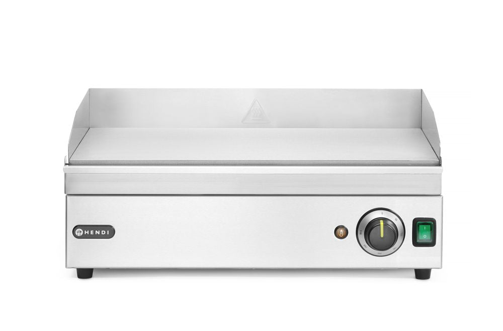 Grillplatte glatt, HENDI, Kitchen Line, 230V/2400W, 527x404x(H)233mm