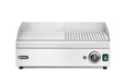 Grillplatte halb gerillt, HENDI, Kitchen Line, 230V/2400W, 527x404x(H)233mm