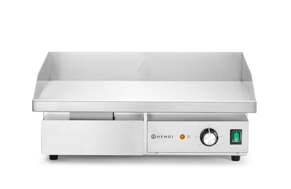 Grillplatte, flach, HENDI, Budget Line, 230V/3000W, 550x430x(H)240mm