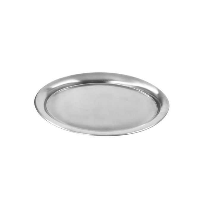 SCHNEIDER SERVIERTABLETTS - OVAL - EDELSTAHL MATT - GEBÖRDELT - ELB Gastro