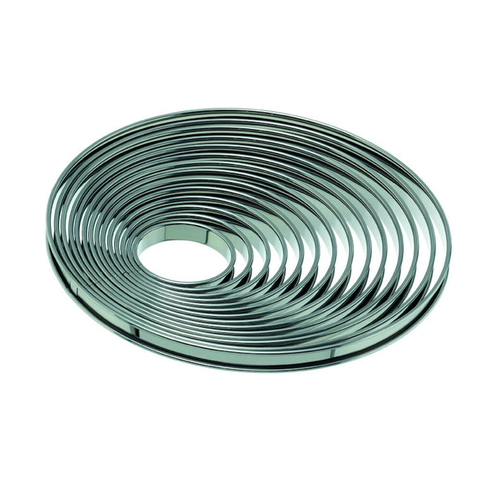 SCHNEIDER TORTENRINGE EDELSTAHL MIT BORDE - ELB Gastro