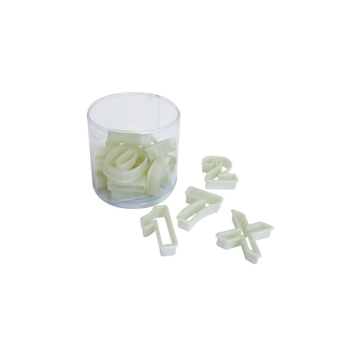 SCHNEIDER AUSSTECHERSATZ 15-TEILIG, NYLON, "ZAHLEN" - ELB Gastro