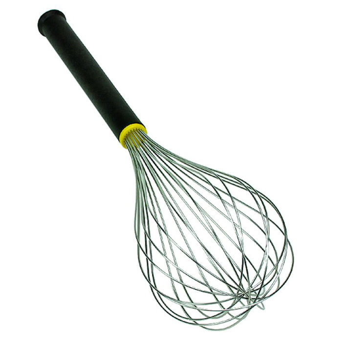 SCHNEIDER BALLONBESEN / SCHNEEBESEN, SCHWARZER "EXOGLAS" GRIFF, 12 DRÄHTE - ELB Gastro