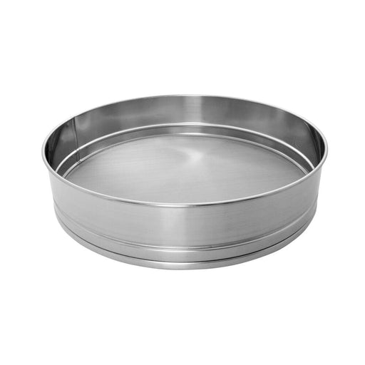 SCHNEIDER RUNDSIEB / MEHL- UND ZUCKERSIEB - EDELSTAHL RING UND MASCHEN 0,60 MM - ELB Gastro