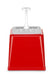 Pump-Saucenspender, HENDI, 2,5L, Rot, 230x210x(H)327mm
