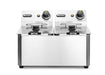 Fritteuse, 2 x 4 l, HENDI, Kitchen Line, 8L, 230V/6000W, 470x380x(H)315mm