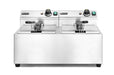 Fritteuse Profi Line, 2×8 l, HENDI, Profi Line, 16L, 230V/7000W, 605x460x(H)369mm
