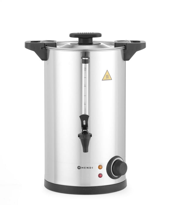 Heißgetränkespender einwandig, HENDI, ≈ 65 Tassen in 40 Min., 10L, 230V/1500W, 340x315x(H)430mm