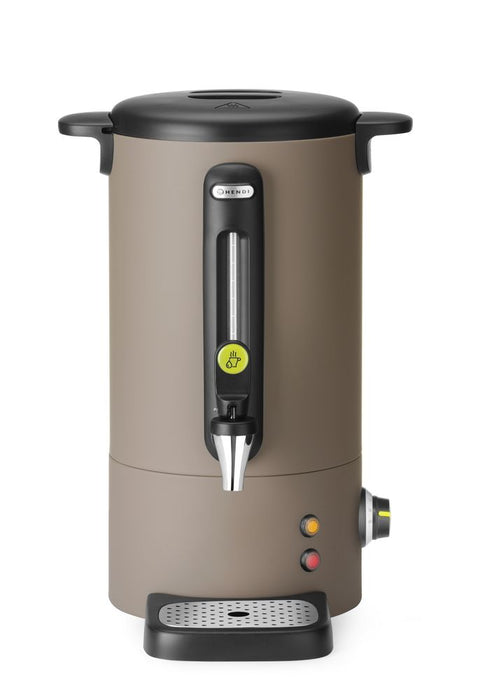 Heißgetränkespender UNIQ, HENDI, designed by Robert Bronwasser, 9L, Taupe, 230V/950W, 307x330x(H)450mm
