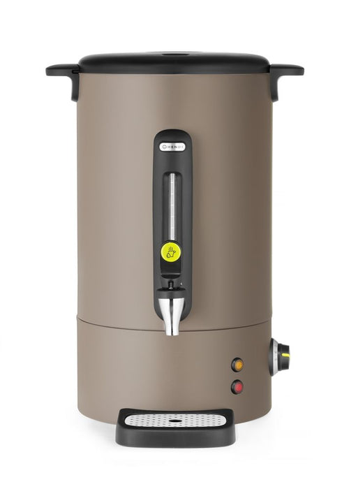 Heißgetränkespender UNIQ, HENDI, designed by Robert Bronwasser, 16L, Taupe, 230V/1650W, 357x380x(H)502mm