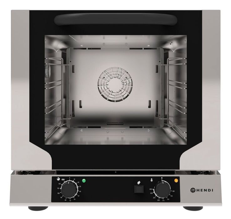 Konvektionsofen kompakt mit Beschwadung, HENDI, 230V/3100W, 590x709x(H)589mm