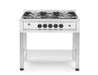 Gasherd - 5 Kochfelder, offener Unterbau, HENDI, Kitchen Line, 14,3kW, 900x640x(H)910mm
