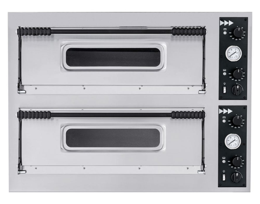 Pizzaofen BASIC XXL 66, HENDI, 2 Kammern, 400V/18000W, 1365x955x(H)745mm