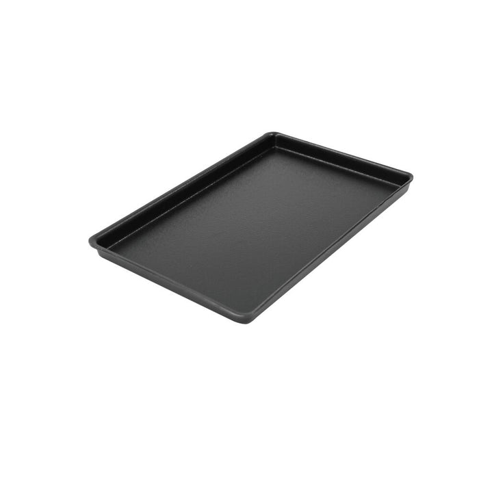 SCHNEIDER AUSSTELLBLECHE / THEKENBLECHE - ABS SCHWARZ GENARBT - ELB Gastro