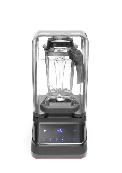 Digitaler Standmixer mit Schallgehäuse, HENDI, 2,5L, Schwarz, 230V/1680W, 250x300x(H)546mm