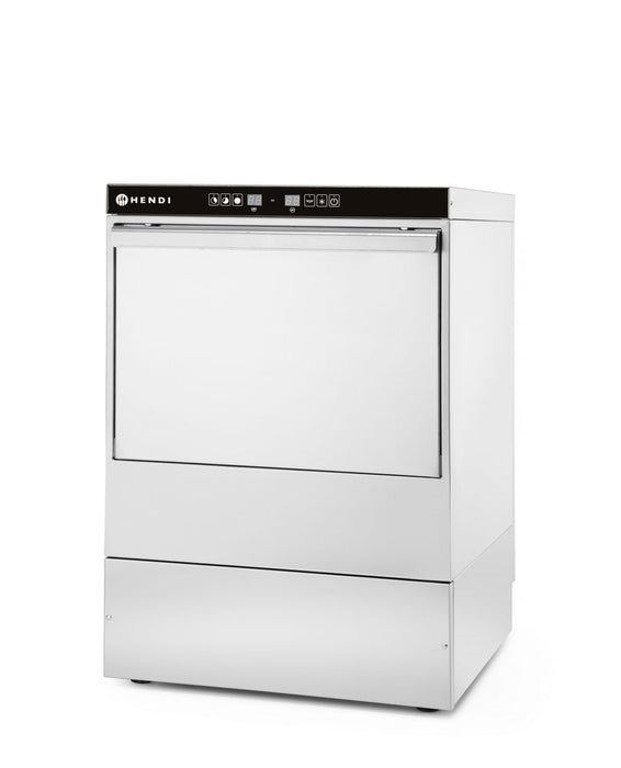Geschirrspüler 50x50 - elektronische Steuerung, HENDI, Kitchen Line, 400V/6600W, 570x600x(H)830mm
