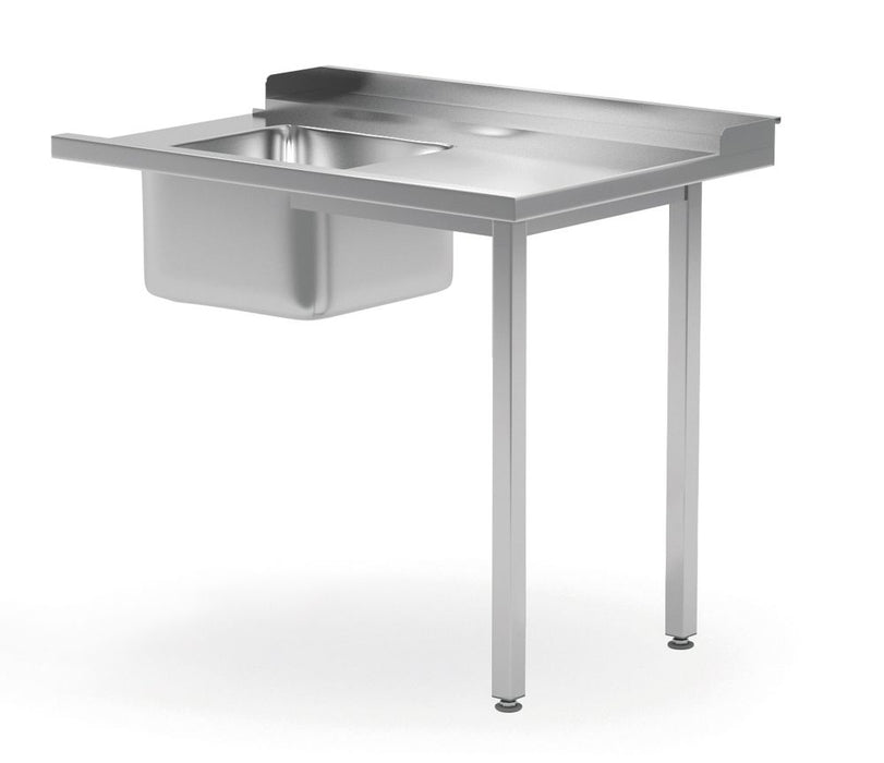 Ladetisch mit Spülbecken für Geschirrspüler, HENDI, rechte Seite, 1200x700x(H)850mm